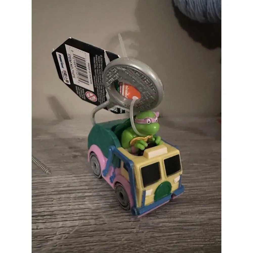 Teenage Mutant Ninja Turtles Rad Rip Racers Pull Back Car NEW Complete Set of 4 - Picture 12 of 16
